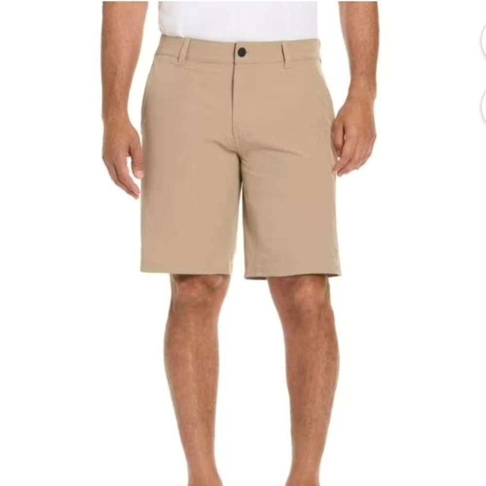 Hurley Mens Dri-FIT Chino Walkshorts Khaki Tan Size 36 Casual Summer Shorts